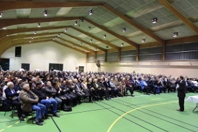 Châtillon-sur-Seine, une ville énergique qui a de l'appétit et de l'audace... le maître-mot des voeux d'Hubert Brigand  !
